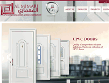 Tablet Screenshot of almimari-upvc.net